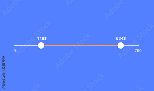 Price range filter