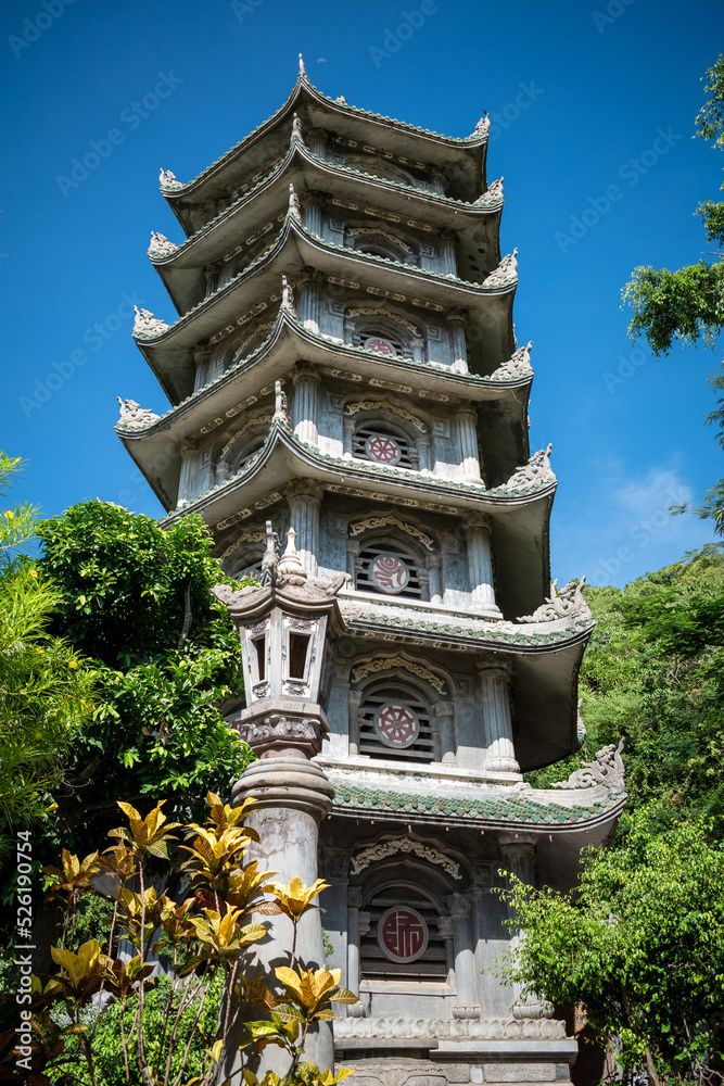 Pagoda budista de las Marble Mountains, en la ciudad de Da Nang, Vietnam