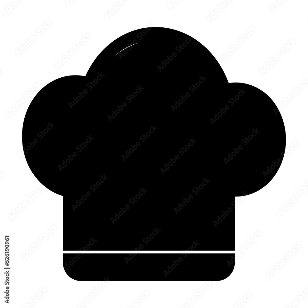 Chef hat icon. Chef hat icon.