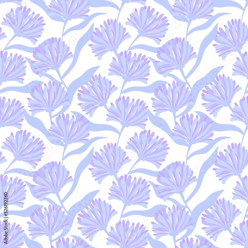 Floral seamless flower pattern for fabrics and packaging and wrapping and kids accessories and notebooks