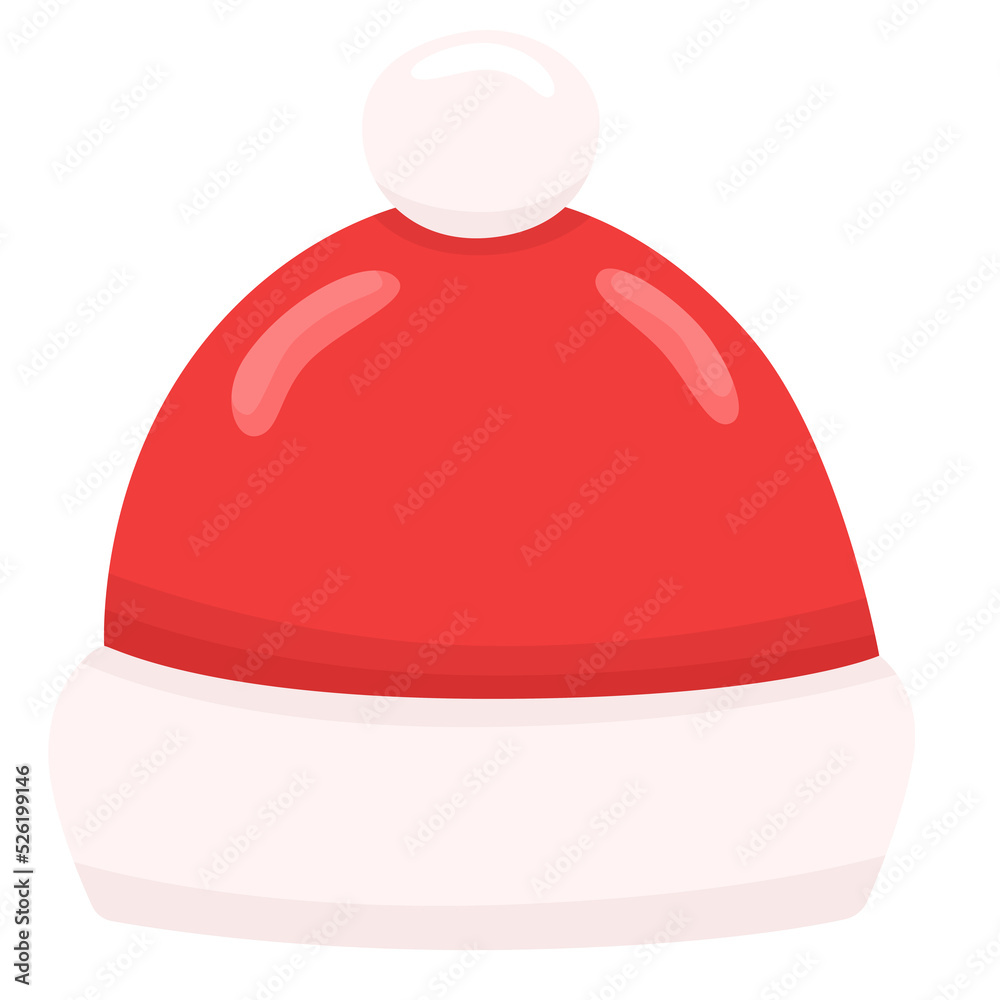 Christmas Santa hat for photo prop box. Christmas Santa hat for photo prop box.