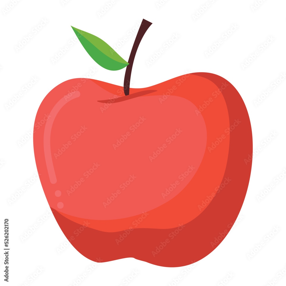 Fototapeta premium bright red apple