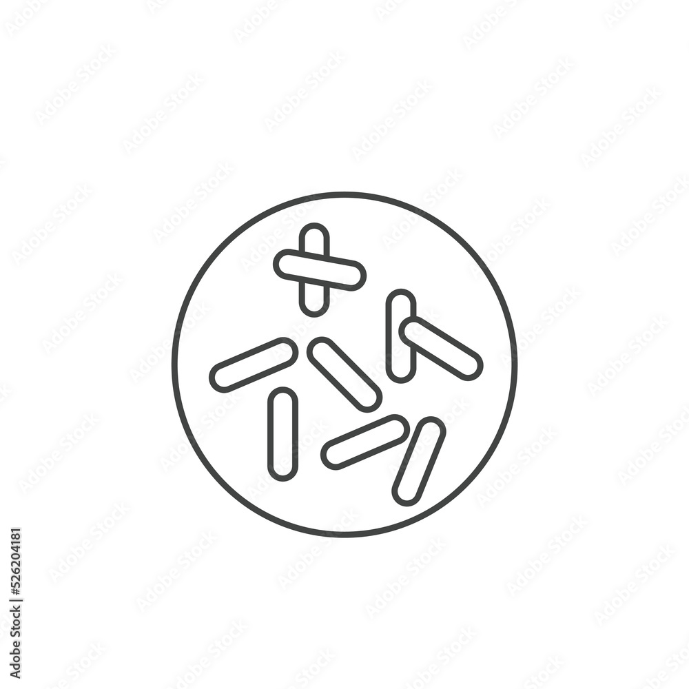 probiotics bacteria icons symbol vector elements for infographic web probiotics bacteria icons symbol vector elements for infographic web