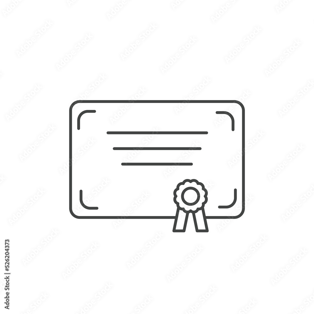 Sertificate icons symbol vector elements for infographic web Sertificate icons symbol vector elements for infographic web