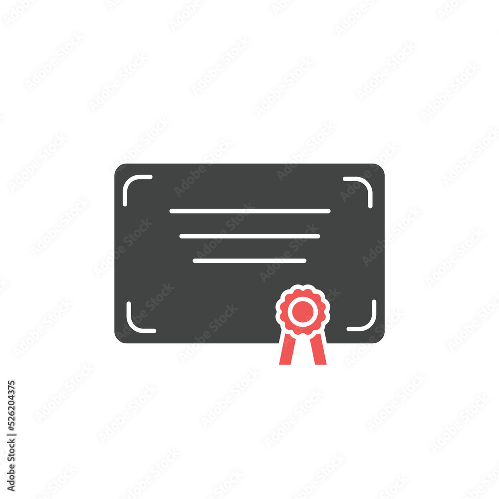 Sertificate icons symbol vector elements for infographic web Sertificate icons symbol vector elements for infographic web