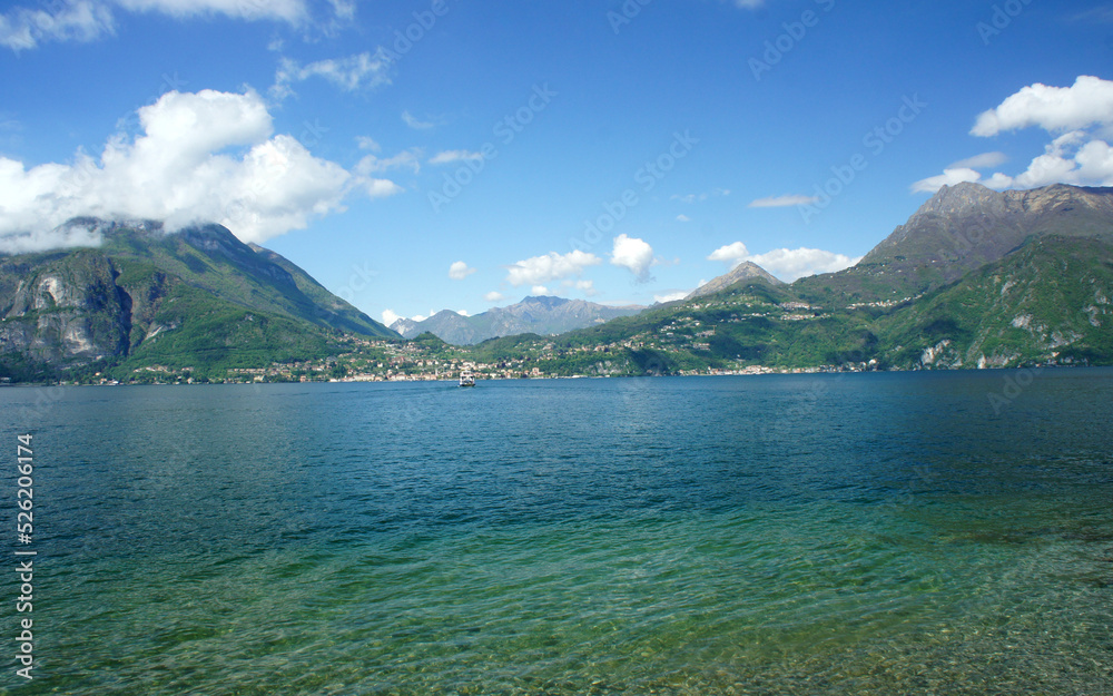 Landscapes of Italy. Beautiful view of Lake Como.