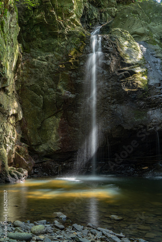 Fototapeta Naklejka Na Ścianę i Meble -  住宅街の近くを流れる遊来の滝