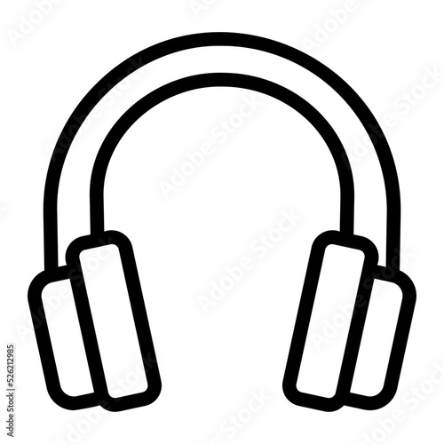 headphone line icon