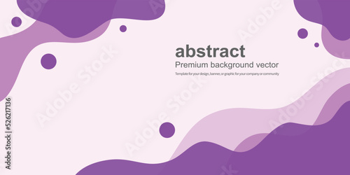 Abstract purple background with beautiful fluid shapes. illustrator vector.