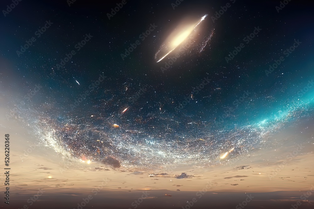 Realistic Milky Way, Universe and space Realistic Milky Way, Universe and space