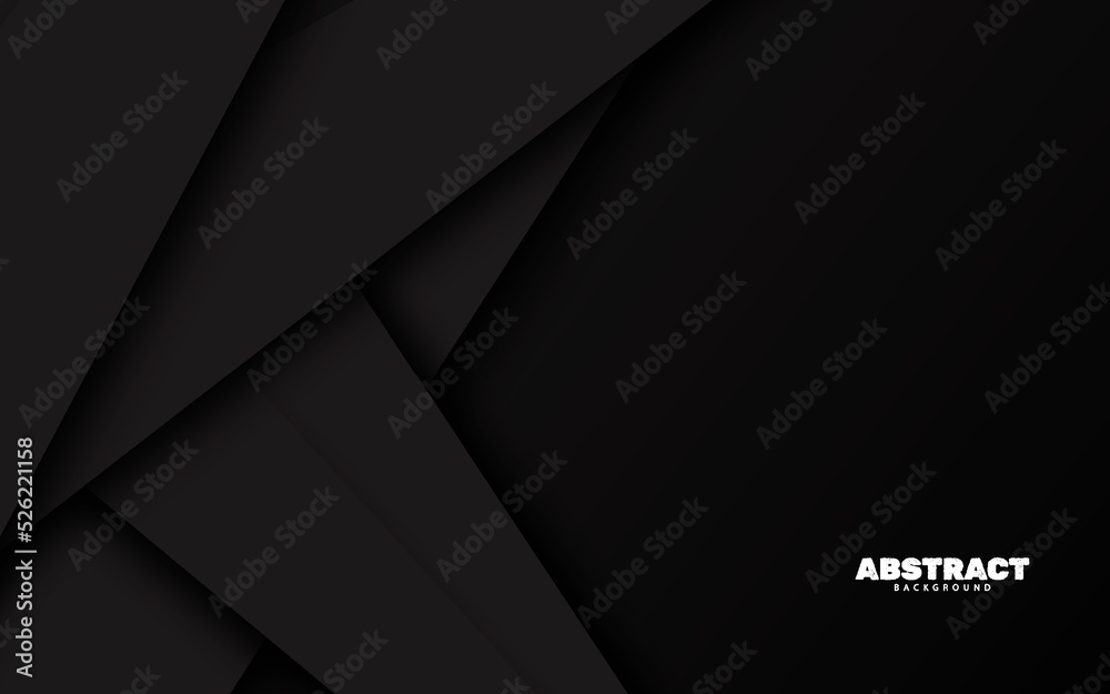 Abstract black geometric shaope overlap layer background Abstract black geometric shaope overlap layer background