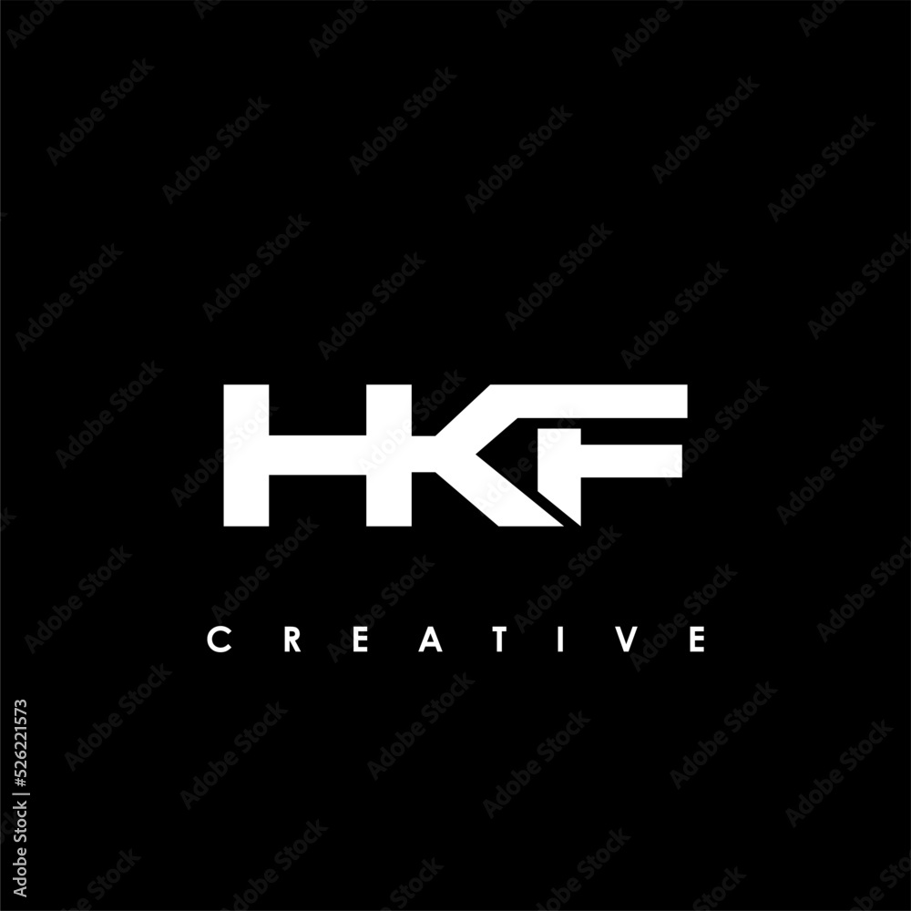 HKF Letter Initial Logo Design Template Vector Illustration HKF Letter Initial Logo Design Template Vector Illustration