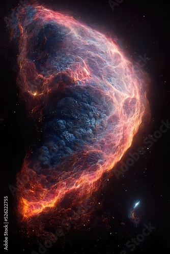Realistic Space Nebula, Galaxy, Universe