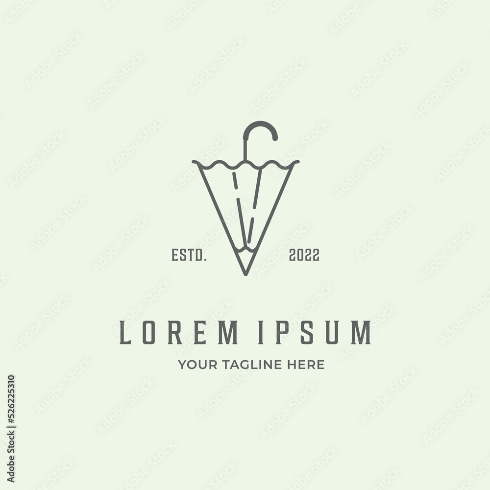 umbrella vector minimalist icon design creative umbrella vector minimalist icon design creative