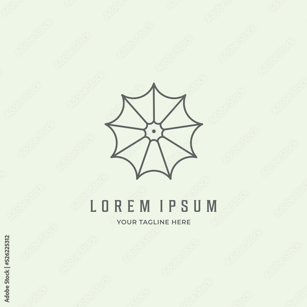 umbrella vector minimalist icon design creative logo line art umbrella vector minimalist icon design creative logo line art
