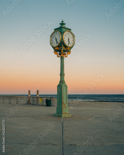 Wise Memorial Clock, at Jacob Riis Park in the Rockaways, Queens, New York photo