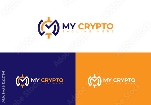MY CRYPTO business logo design