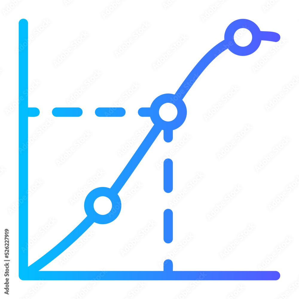 axis gradient icon axis gradient icon