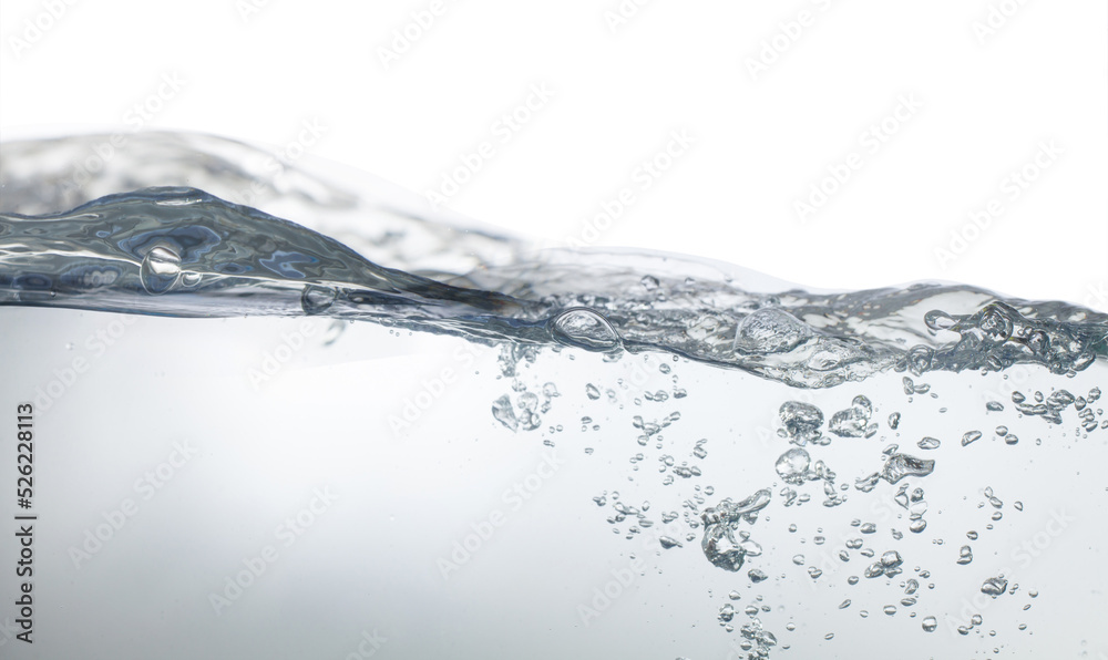 Water, water splash isolated on white background