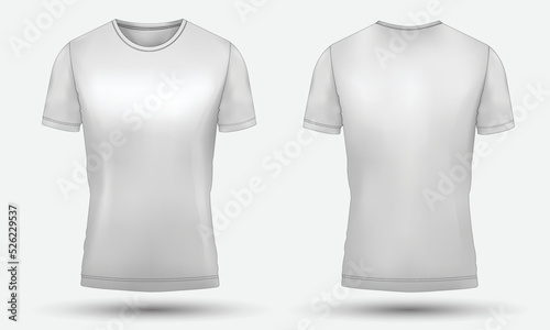 T Shirt Design and Mockup. T shirt design template with mesh gradient