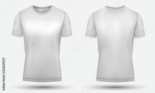 T Shirt Design and Mockup.  T shirt design template with  mesh gradient