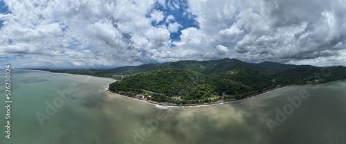 Tarcoles beach near Jaco and Punta Leona in Costa Rica