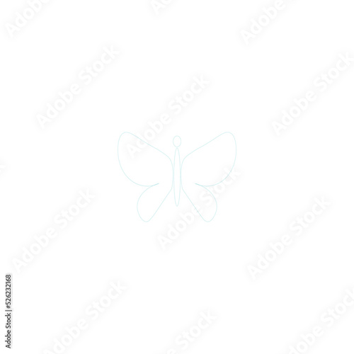 BUTTERFLY LOGO ILUSTRATION VECTOR