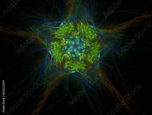 Imaginatory fractal abstract background Image