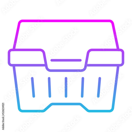 Styrofoam Line Gradient Icon