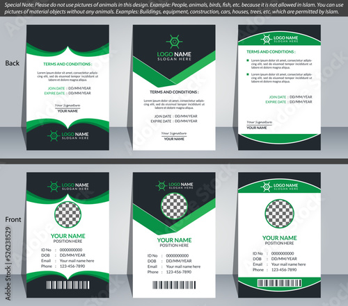 Modern And Professional ID Card Design Template