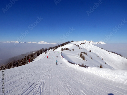 Skifahren in Saalbach Hinterglemm Leogang