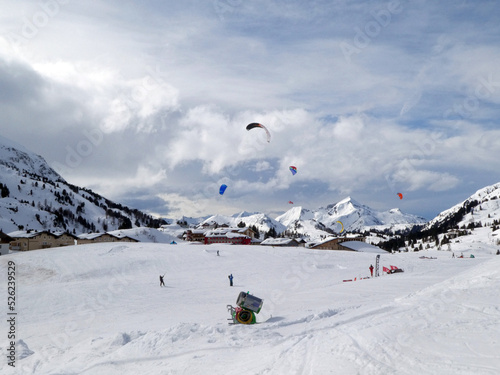 Snowkiting in Obertauern