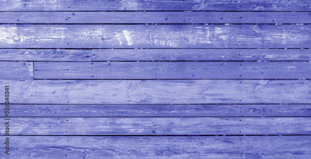 Naklejka premium Wall of vintage boards covered with faded paint. Decorative wooden background shabby chic.