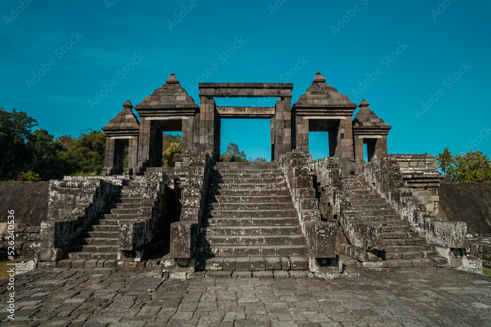 Ratu Boko Temple, an ancient site in the form of a building made of rock which was a complex of the king's palace building in the 8th century