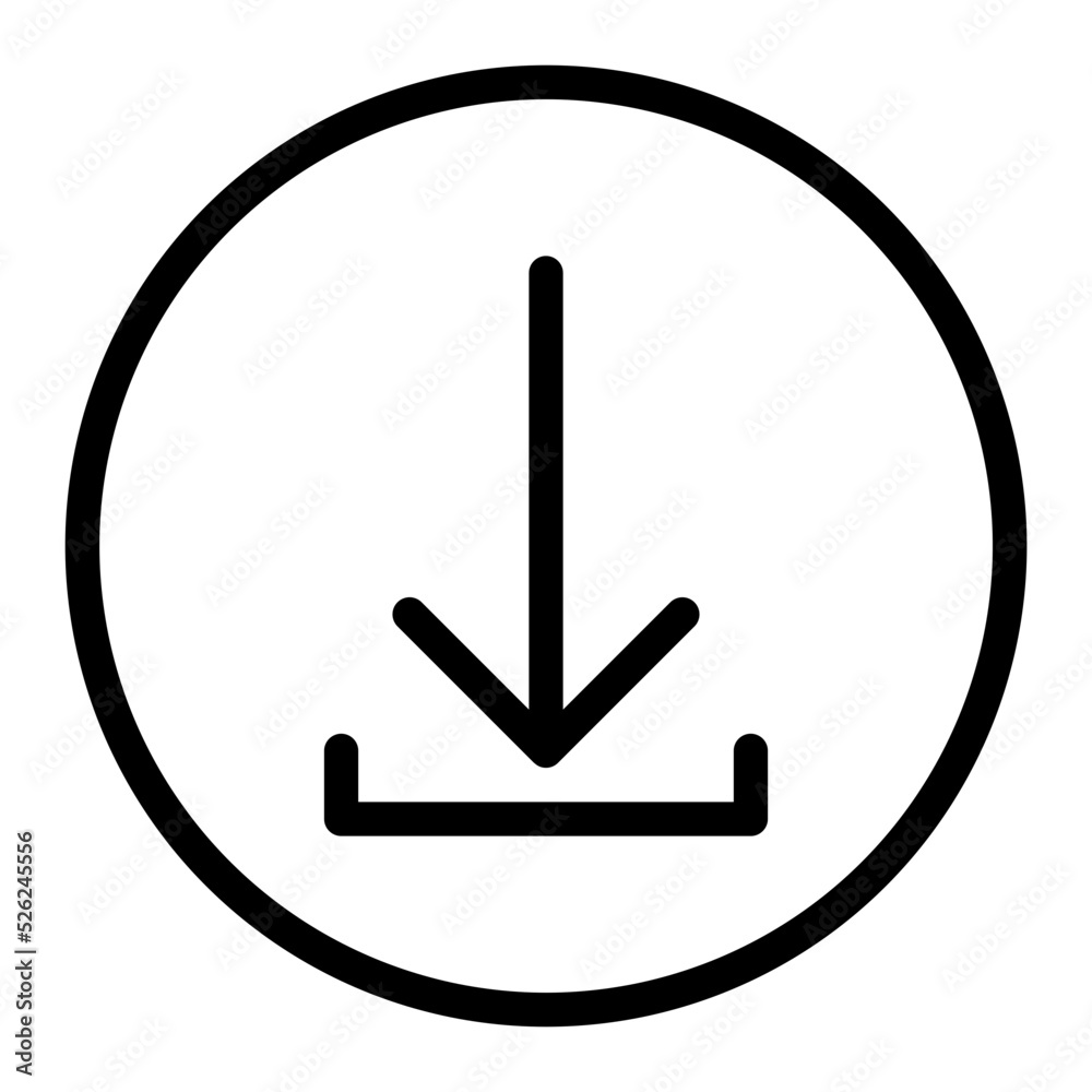 download line icon download line icon