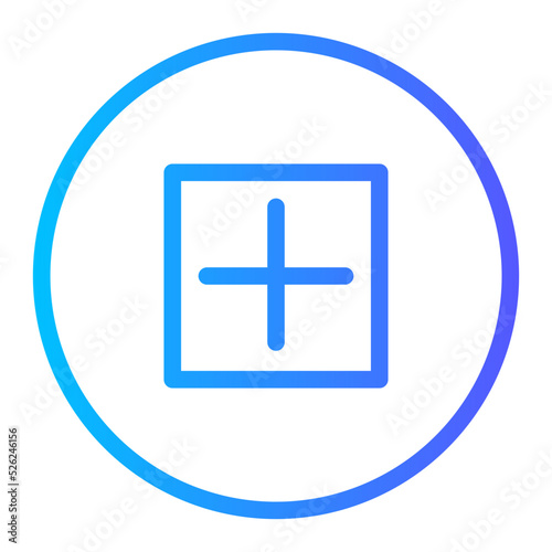 add gradient icon