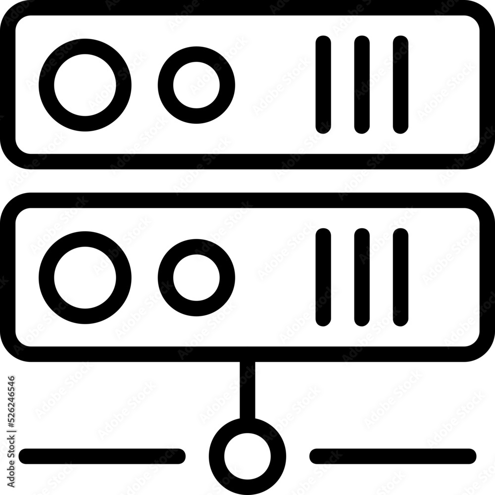 Server Vector Icon Server Vector Icon