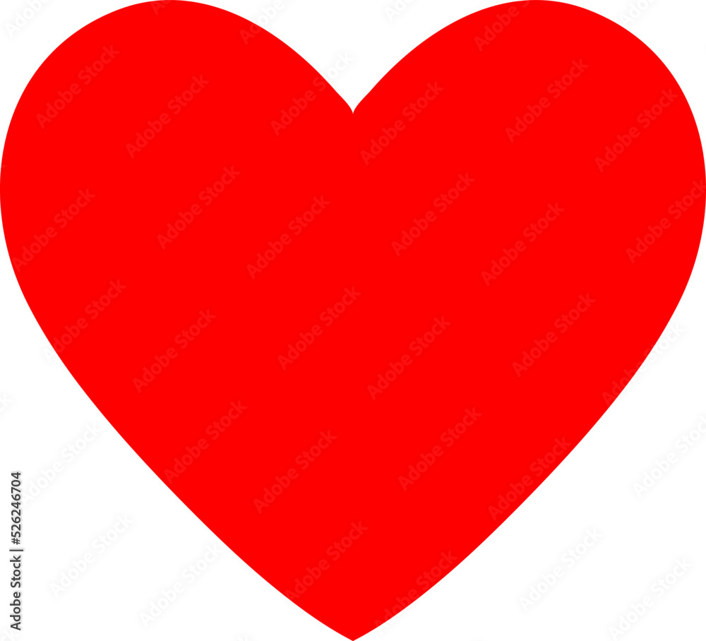 Heart - red vector icon illustration on white background..eps Heart - red vector icon illustration on white background..eps