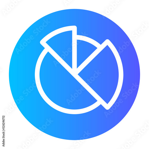 statistic gradient icon