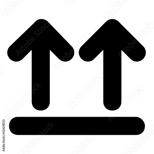 This Way Up Vector Icon