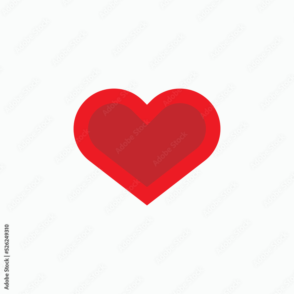 Heart Icon. Love Symbol - Vector.