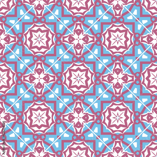 Abstract geometric pattern. A seamless background, vintage texture