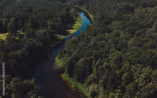 River shots were taken with a drone. 
 photo