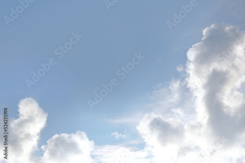 White clouds in the blue sky © Marina