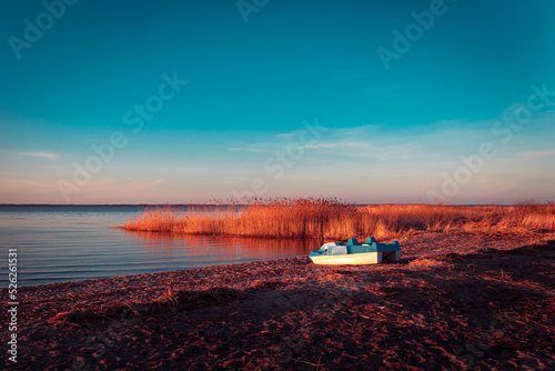 pedalo by the lake