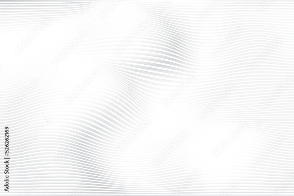 Abstract white and gray color, modern design background with geometric shape. Vector illustration.	