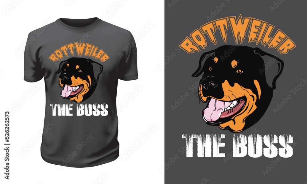 Best rottweiler dad ever t-shirt design