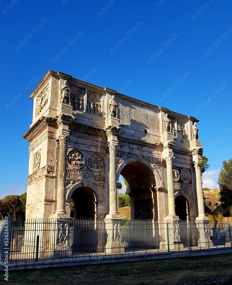 The Gate of Constantine in Rome