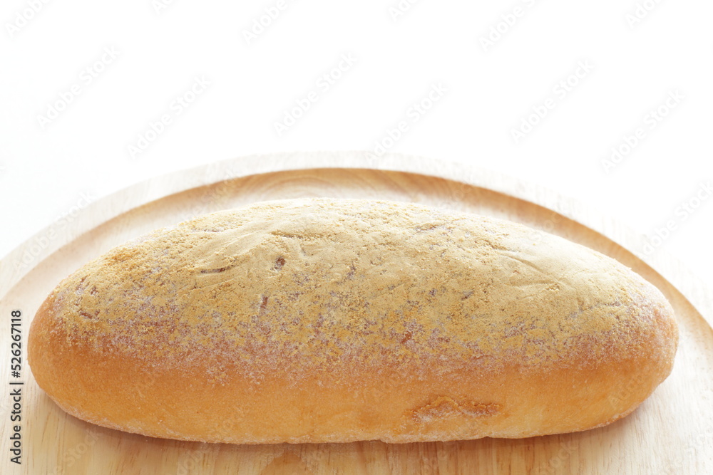 Japanese food, Kinako soy powder and deep fried bun for school food image Japanese food, Kinako soy powder and deep fried bun for school food image