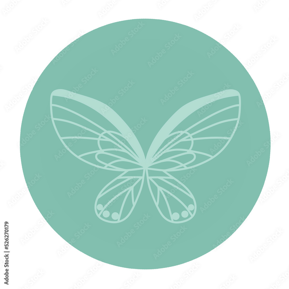 Boho Butterfly Illustration Boho Butterfly Illustration